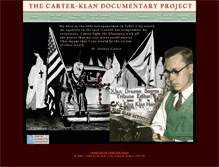 Tablet Screenshot of carter-klan.org